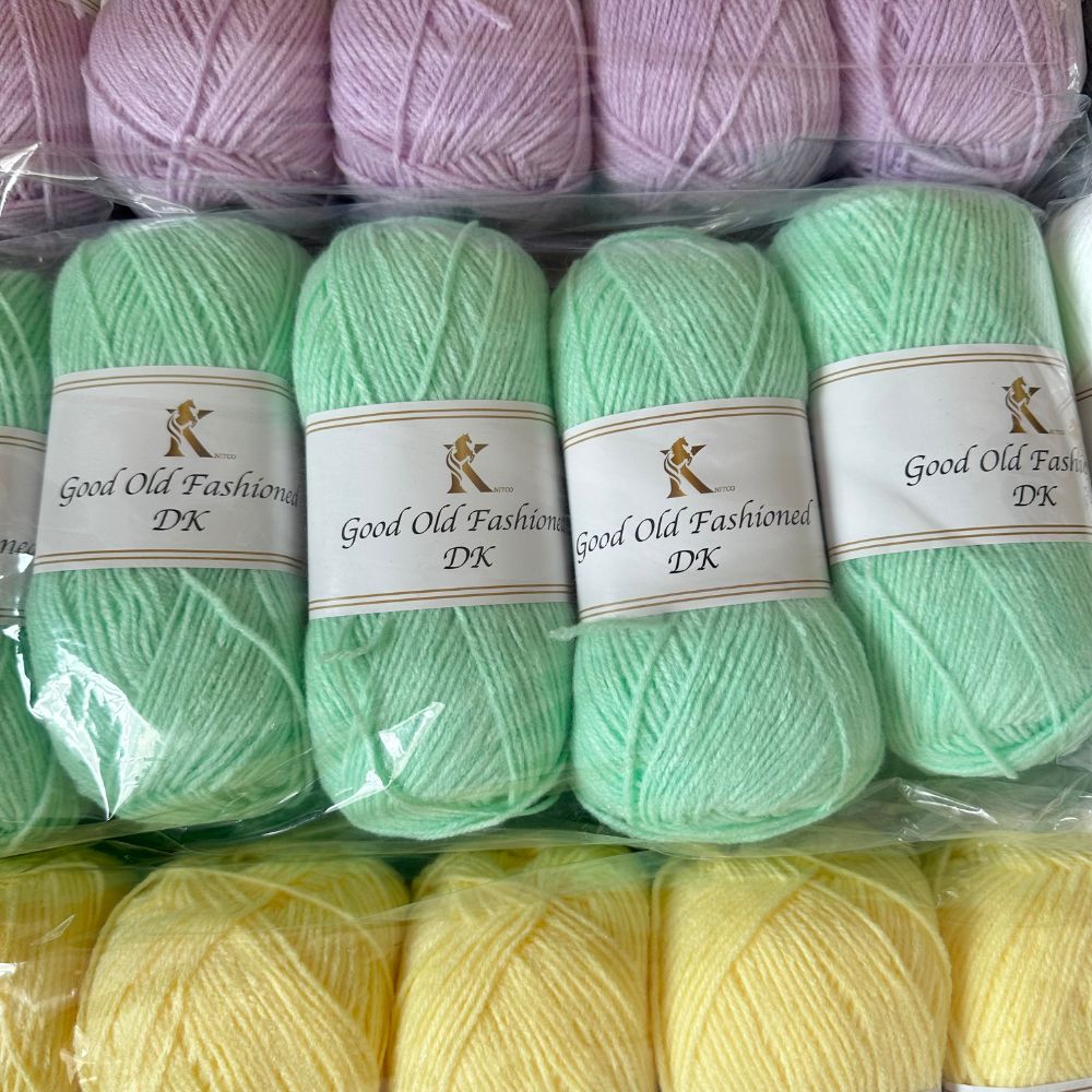 5 x Good Old Fashioned DK Yarn 100g - Mint 5
