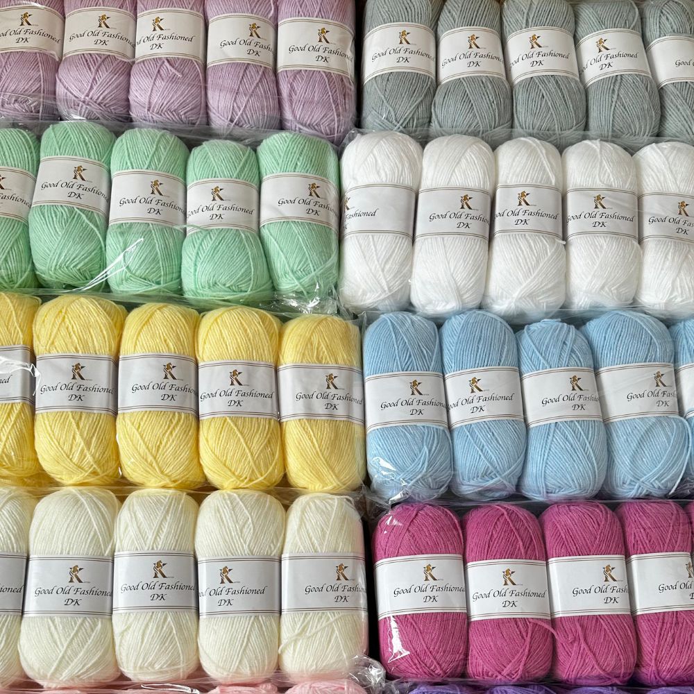 5 x Good Old Fashioned DK Yarn 100g - Fuchsia 38
