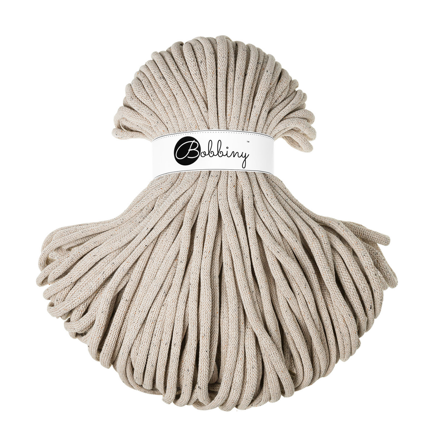Bobbiny Jumbo 9mm Braided Cotton Cord - Leopard - 100m