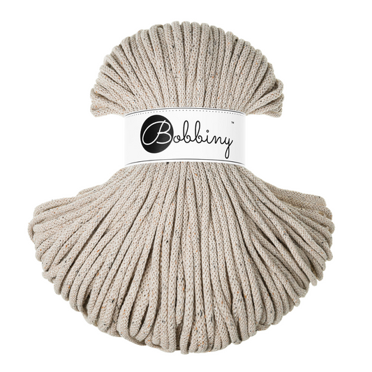 Bobbiny Premium 5mm Braided Cotton Cord - Leopard - 100m