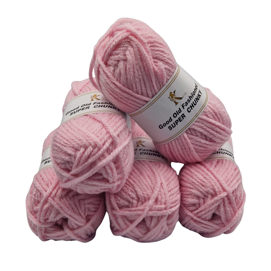 5pk Super Chunky Good Old Fashioned Yarn - ALL COLOURS