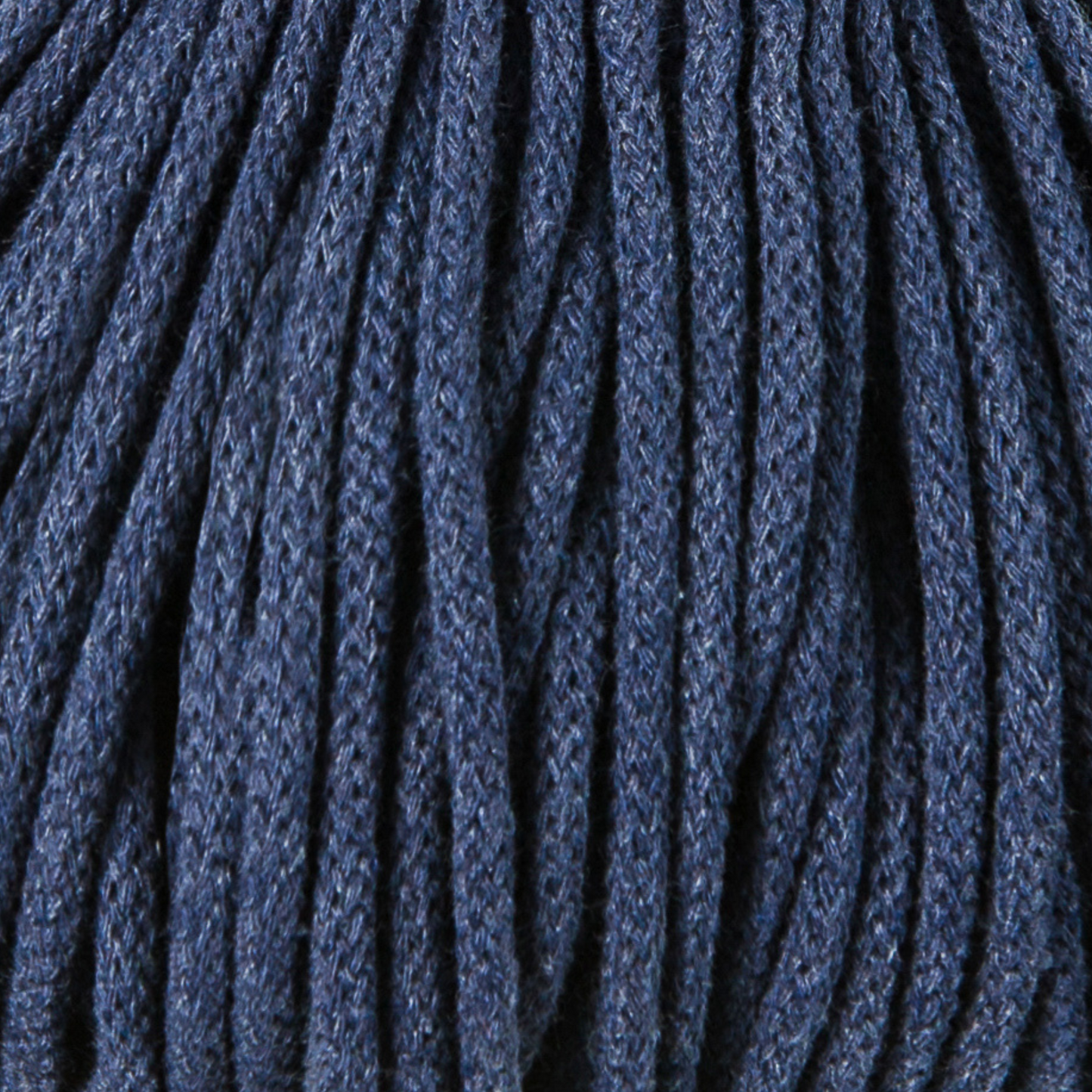 Bobbiny Premium 5mm Braided Cotton Cord - Jeans - 100m