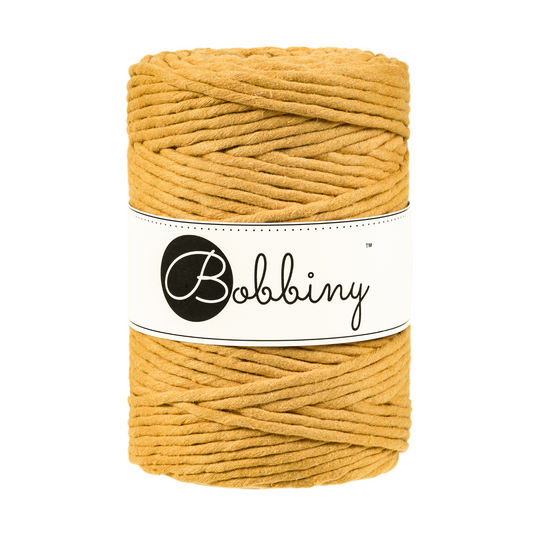 Bobbiny 5mm Macrame Cord 100m - Mustard