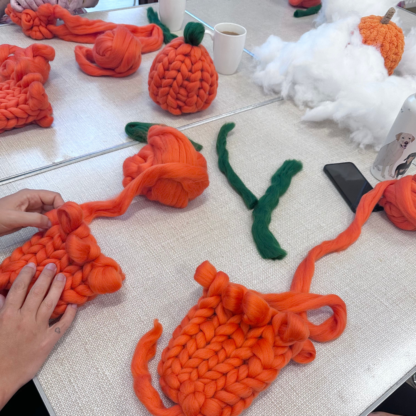 Chunky Merino Pumpkin Workshop - Tu-Mundo Prestatyn - 3rd October