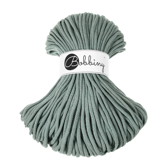 Bobbiny Premium 5mm Braided Cotton Cord - Laurel - 100m