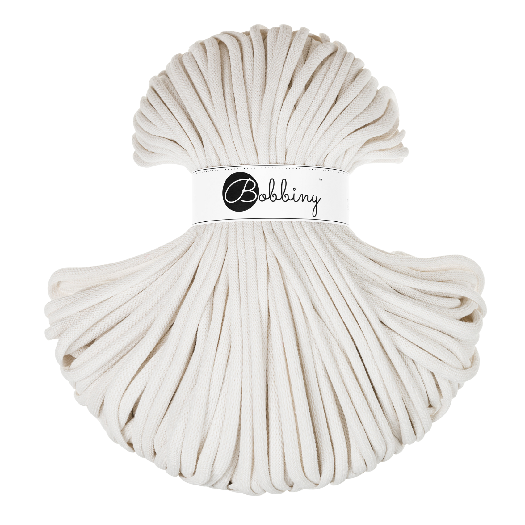 Bobbiny 9mm Jumbo Braided Cotton Cord 100m ALL COLOURS