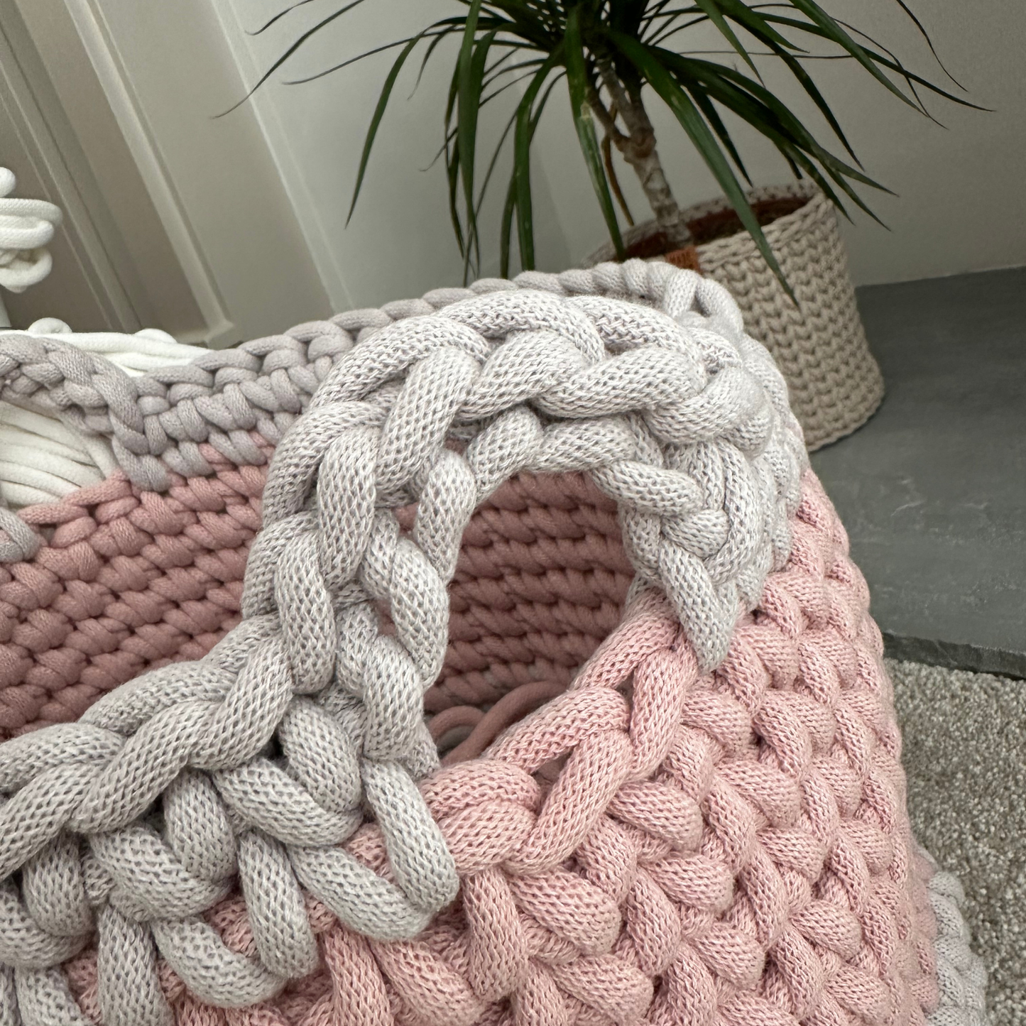 Extra Large Crochet Basket DIY Kit | Make Your Own Large Storage Basket | PRE-ORDER