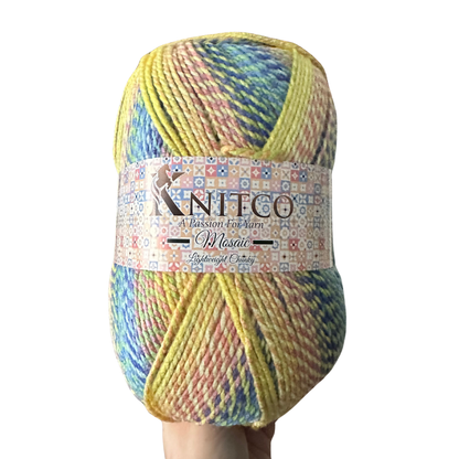 Mosaic Lightweight Chunky – 300g Variegated Yarn (555m)