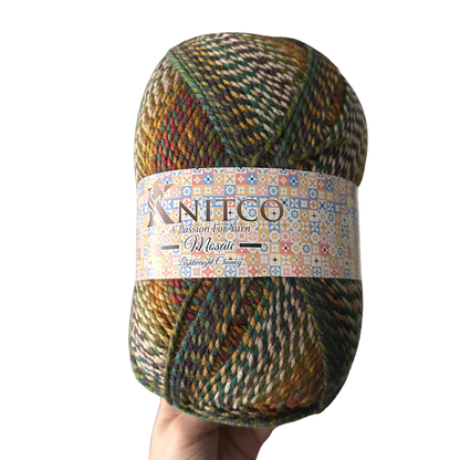 Mosaic Lightweight Chunky – 300g Variegated Yarn (555m)