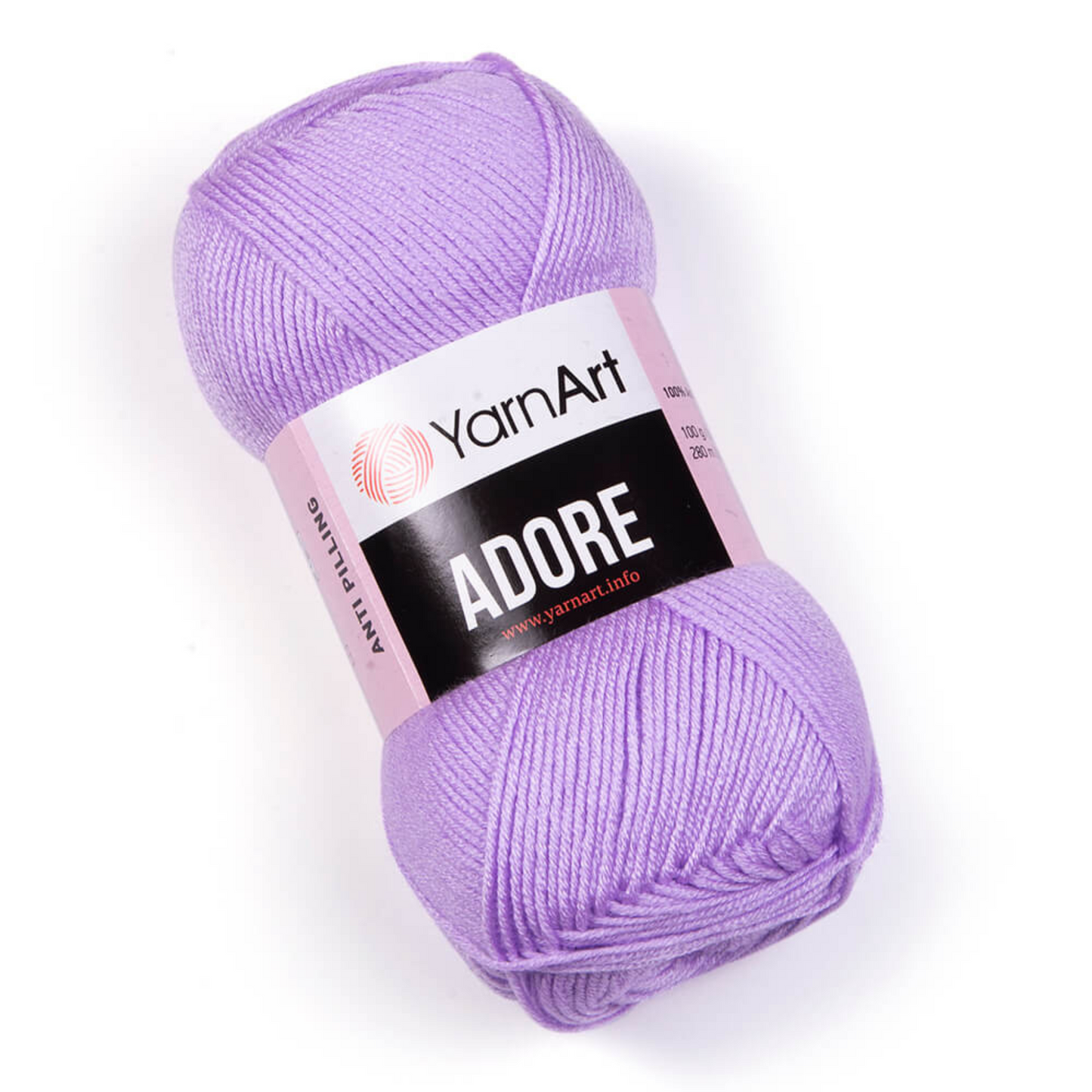 337 YarnArt Adore Yarn 100g - Lilac