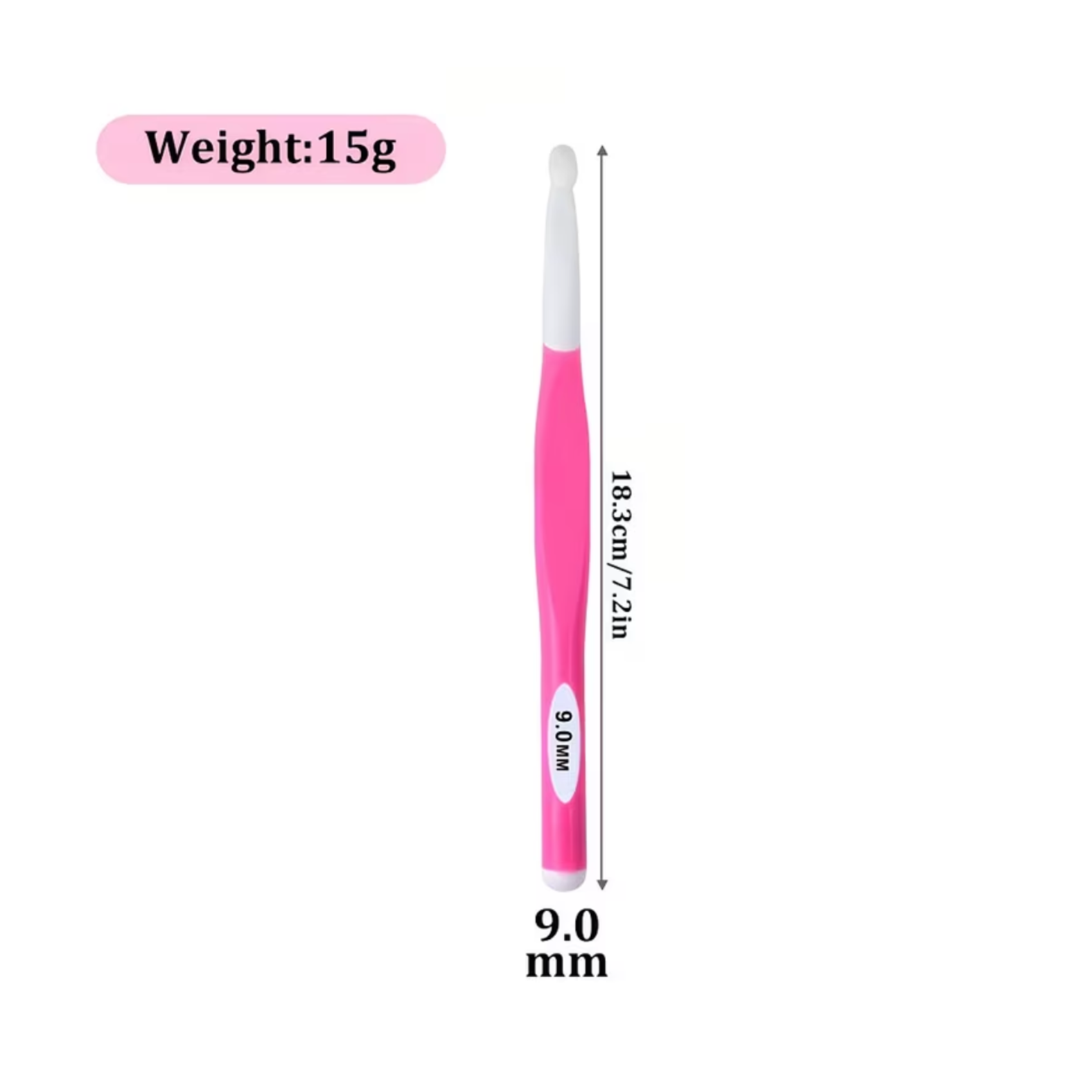Crochet Hook Various Sizes - Ergonomic Comfortable Grip