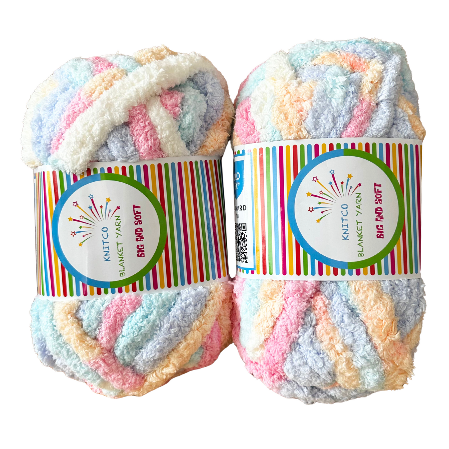 Knitco Blanket Yarn – Big & Soft | 250g Super Chunky -2 Packs - ALL COLOURS