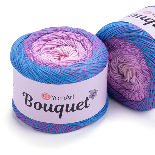 726 - YarnArt Bouquet Cotton Yarn Cake 250g