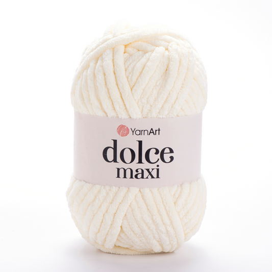 745 YarnArt Dolce Maxi Super Chunky Yarn 200g - Cream