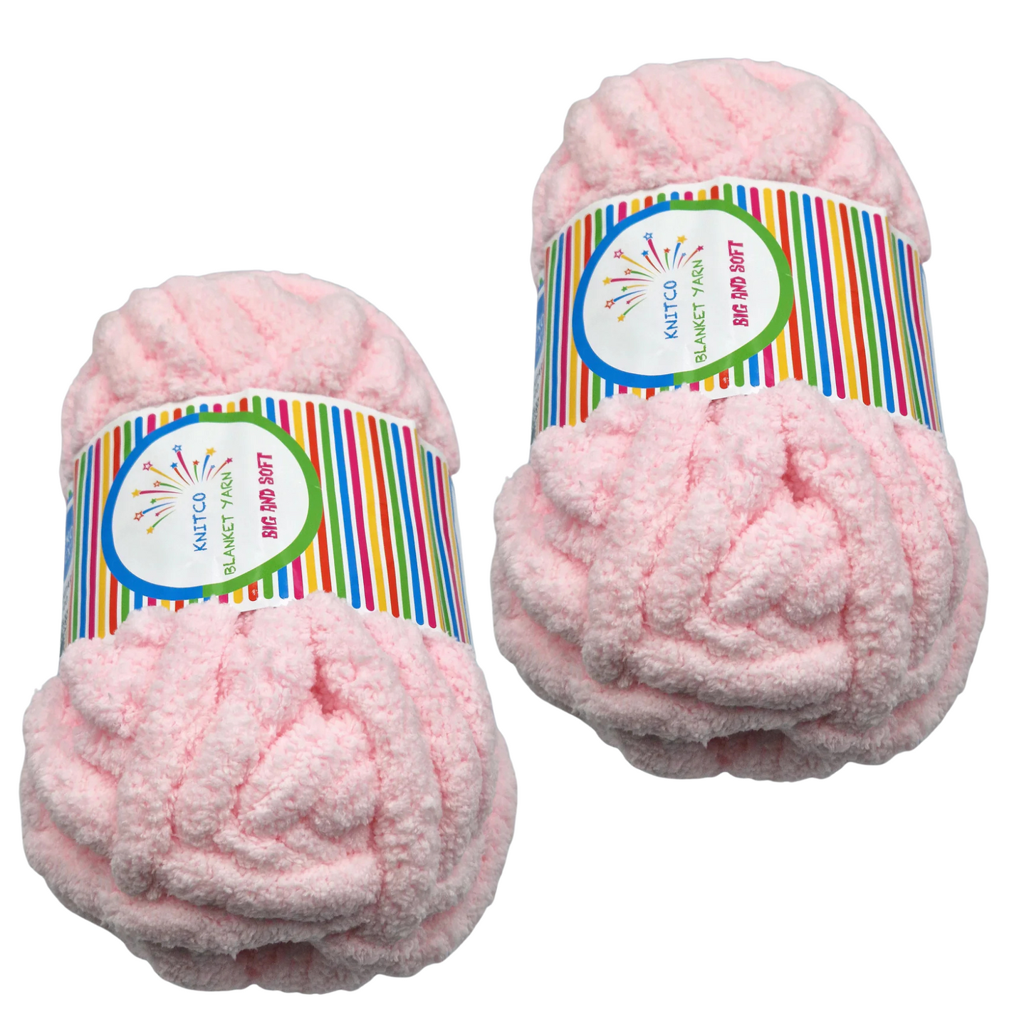 Knitco Blanket Yarn – Big & Soft | 250g Super Chunky -2 Packs - ALL COLOURS