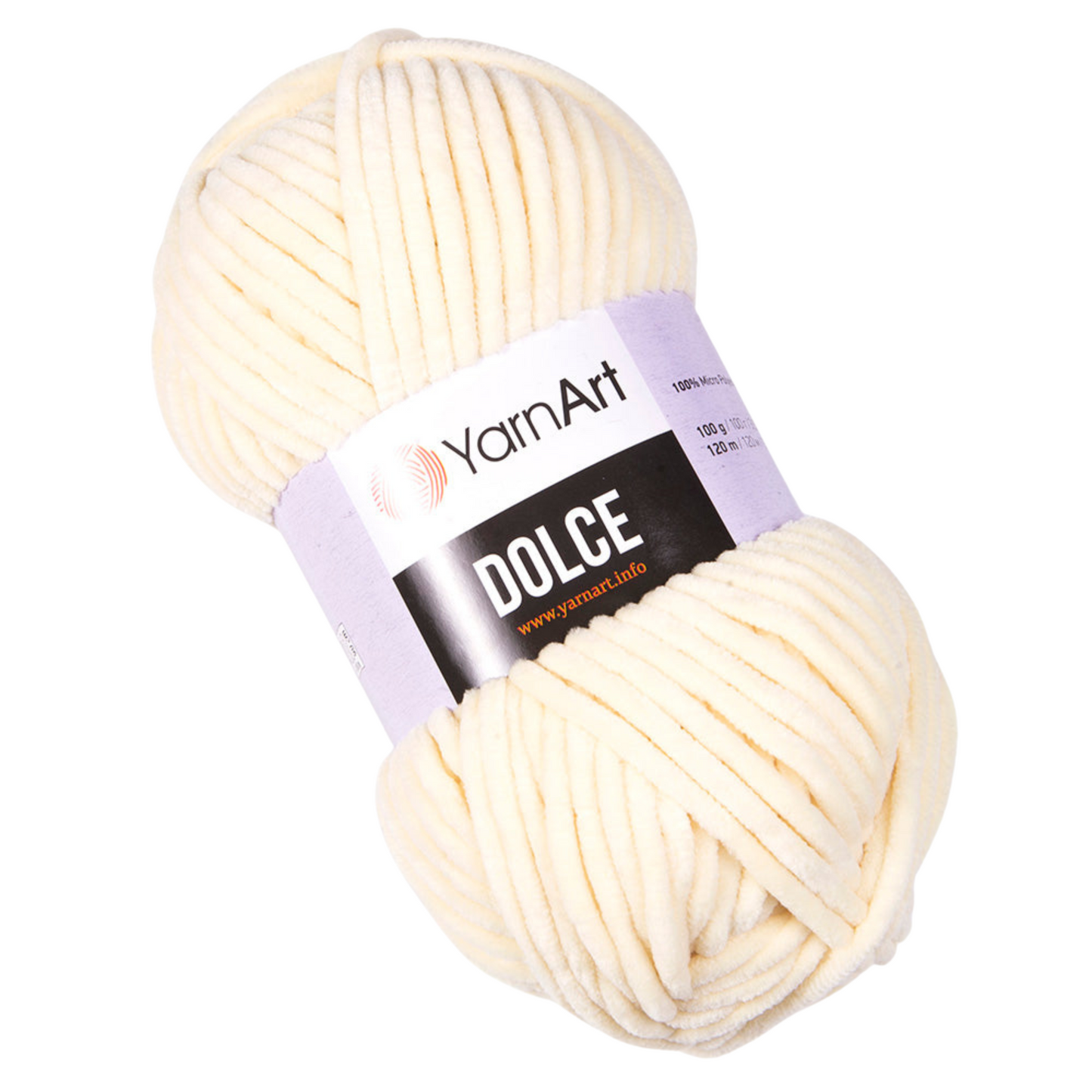 783 YarnArt Dolce Super Chunky Yarn 100g - Light Creamy Lemon