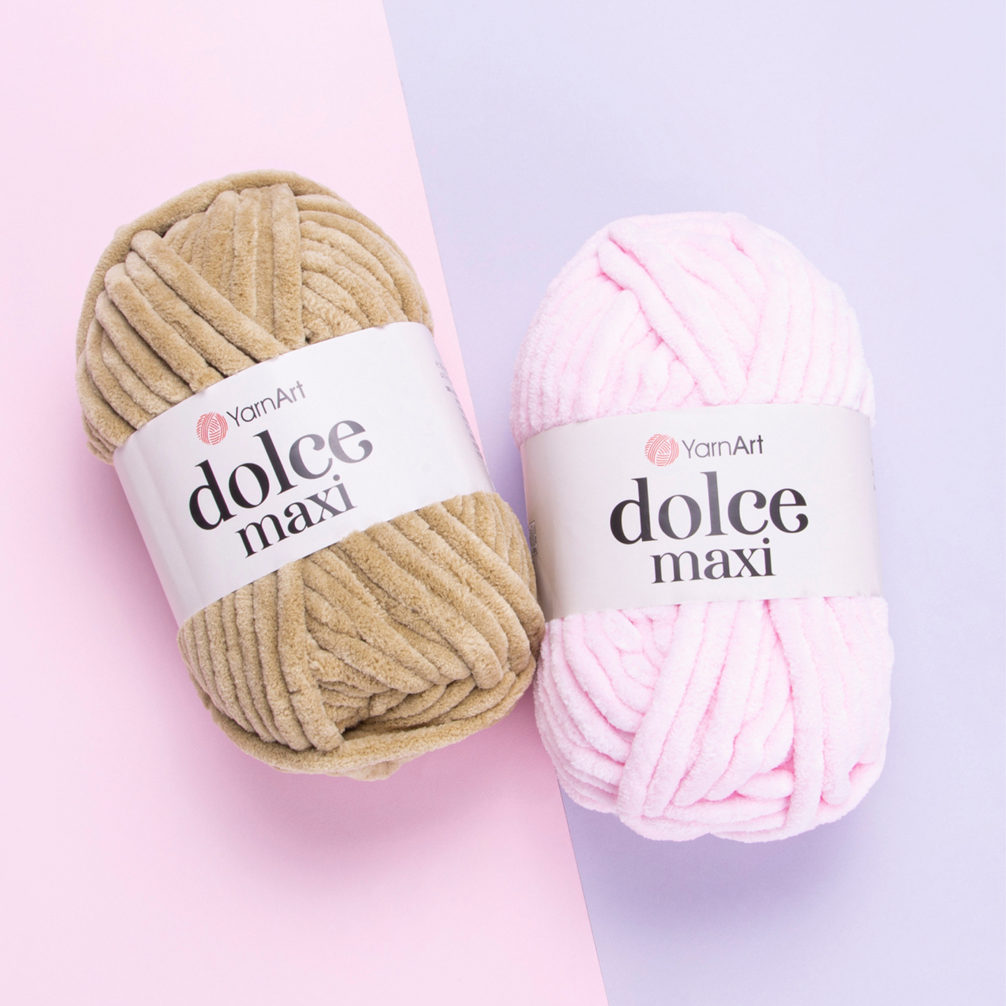 782 YarnArt Dolce Maxi Super Chunky Yarn 200g - Light Grey