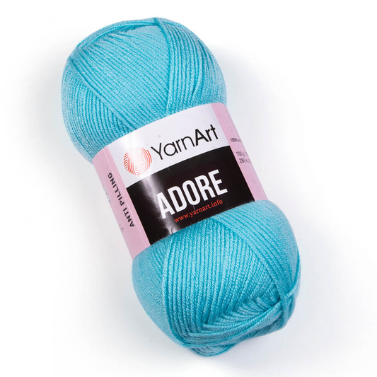 342 YarnArt Adore Yarn 100g - Turquoise