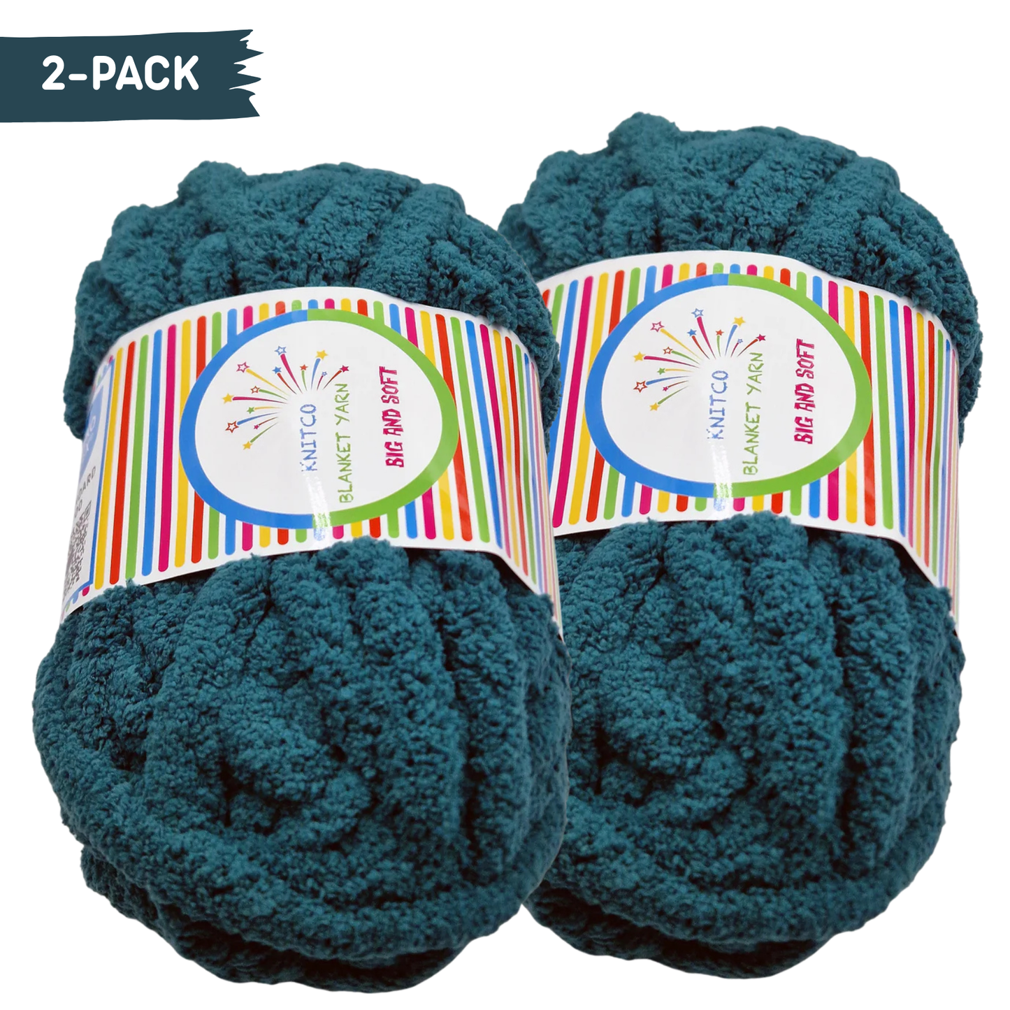 2 Pack Knitco Blanket Yarn – Big & Soft | 250g Super Chunky - ALL COLOURS