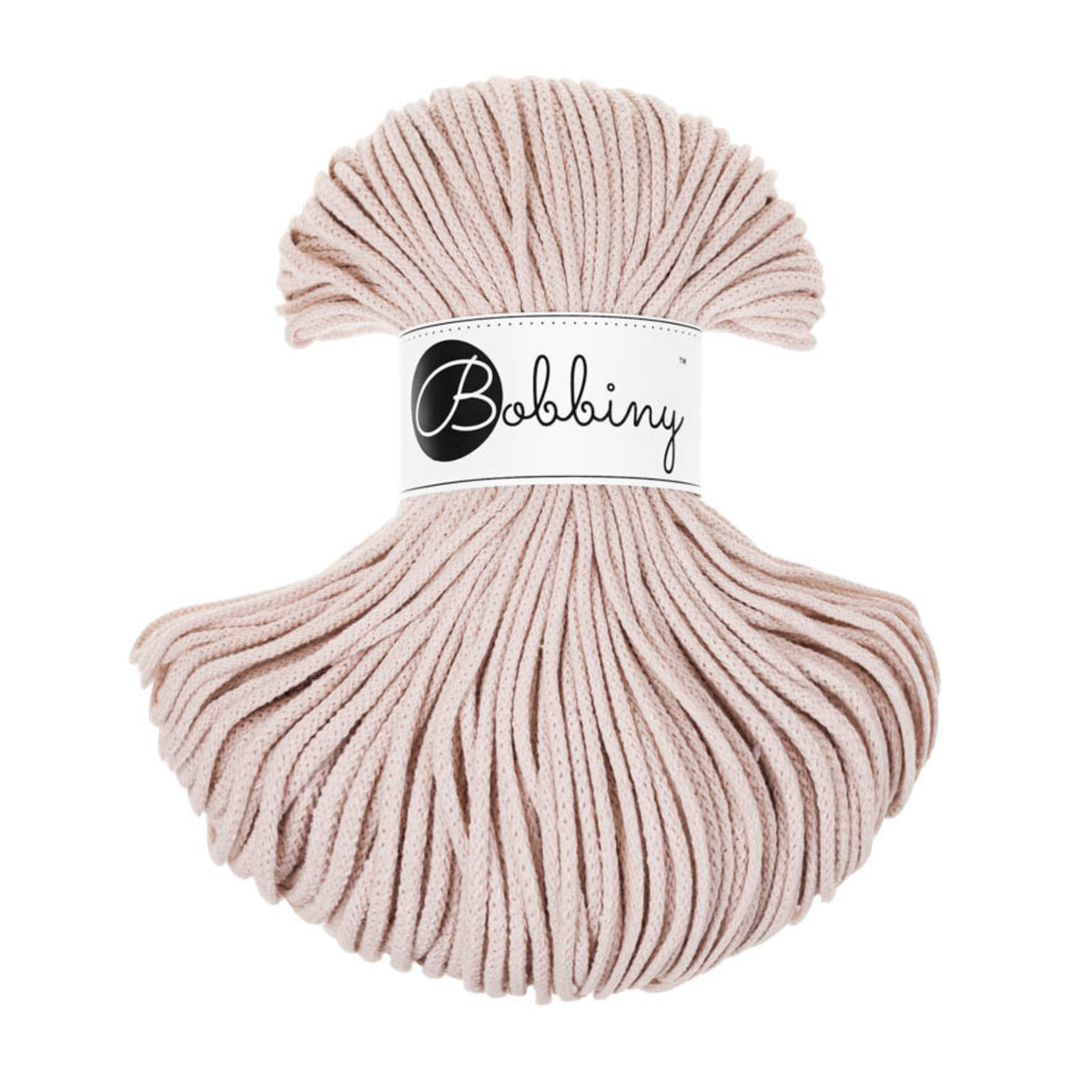 Bobbiny 3mm Braided Cotton Cord 100m ALL COLOURS