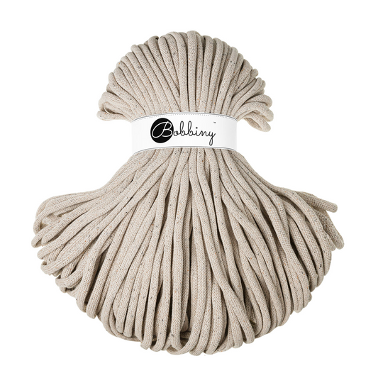Bobbiny Jumbo 9mm Braided Cotton Cord - Leopard - 100m