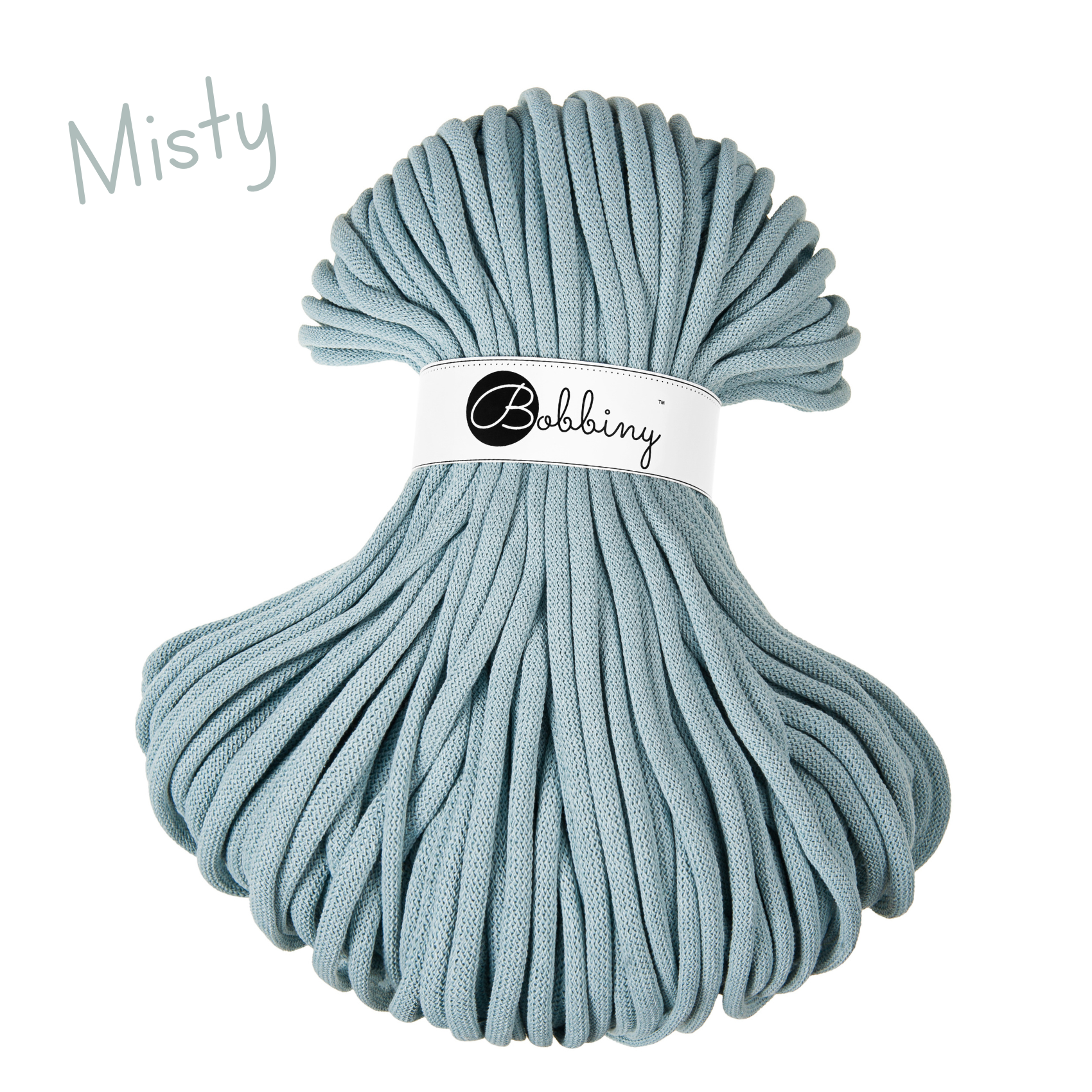 Bobbiny 9mm Jumbo Braided Cotton Cord 100m ALL COLOURS