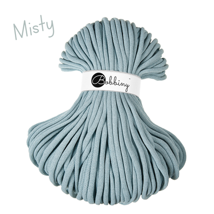 Bobbiny 9mm Jumbo Braided Cotton Cord 100m ALL COLOURS