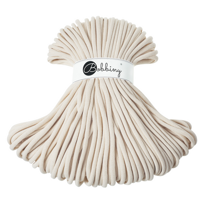 Bobbiny 9mm Jumbo Braided Cotton Cord 100m ALL COLOURS