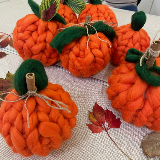 Chunky Hand Knitted Pumpkin Workshop - Prestatyn - 27th Oct