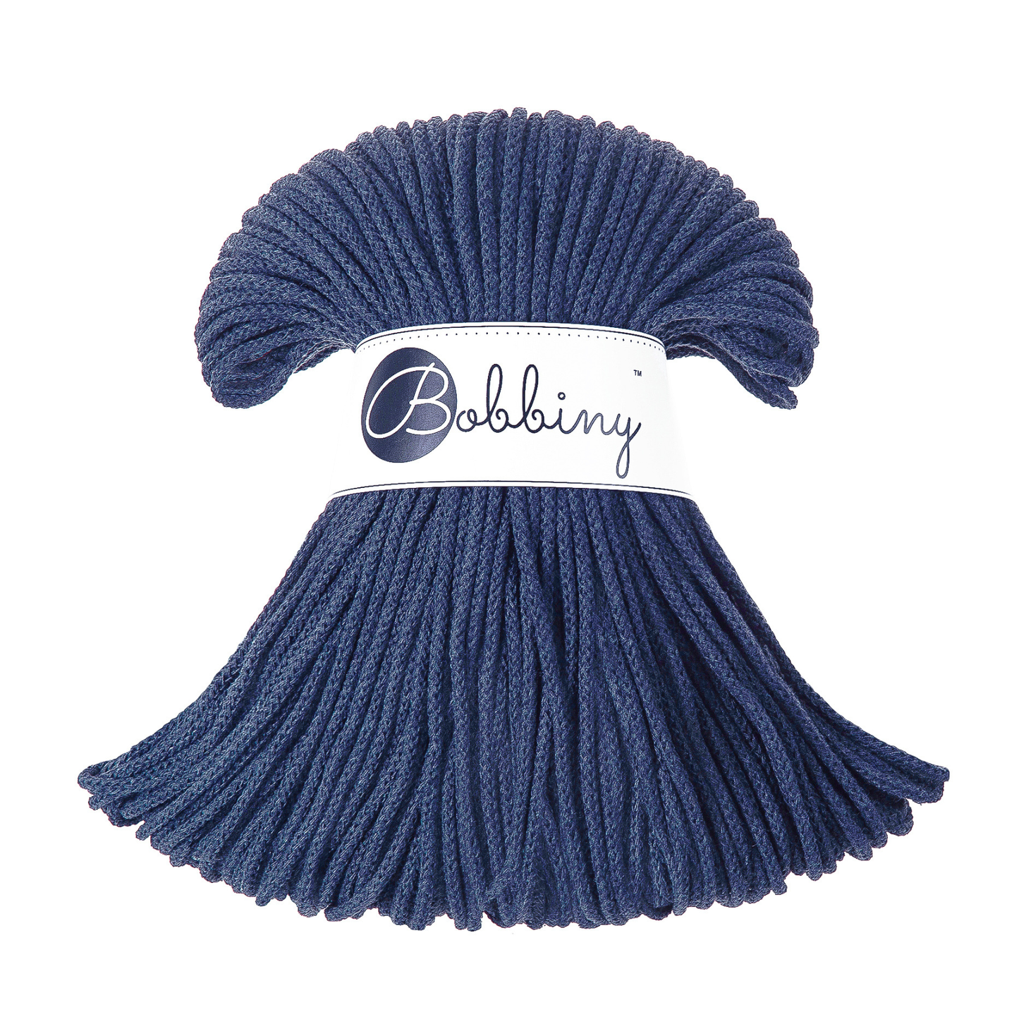 Bobbiny 3mm Braided Cotton Cord 100m ALL COLOURS