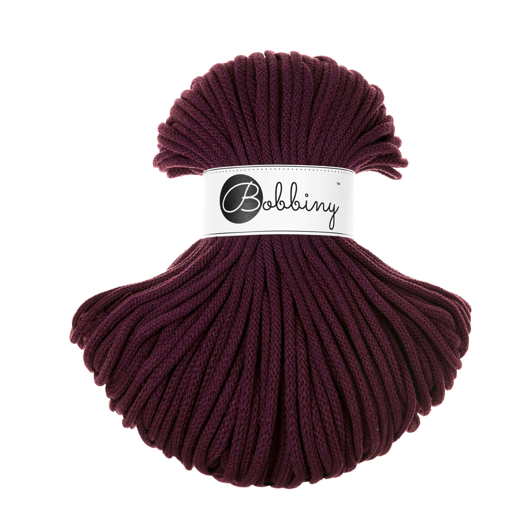Bobbiny 5mm Braided Cotton Cord 100m ALL COLOURS
