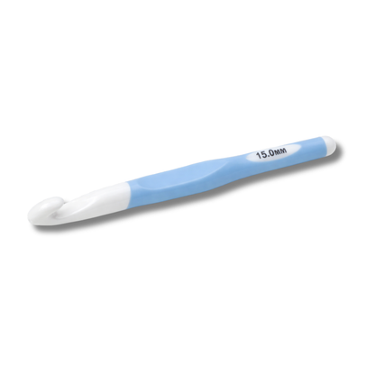 15mm Ergonomic Crochet Hook – Comfortable Grip for Chunky Yarn Projects