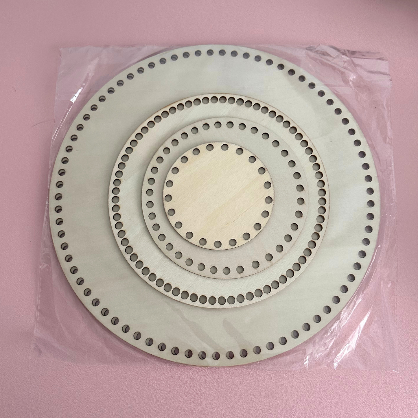 Round Crochet Basket Bases – Multiple Sizes