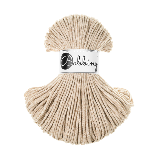 Bobbiny 3mm Braided Cotton Cord 100m ALL COLOURS
