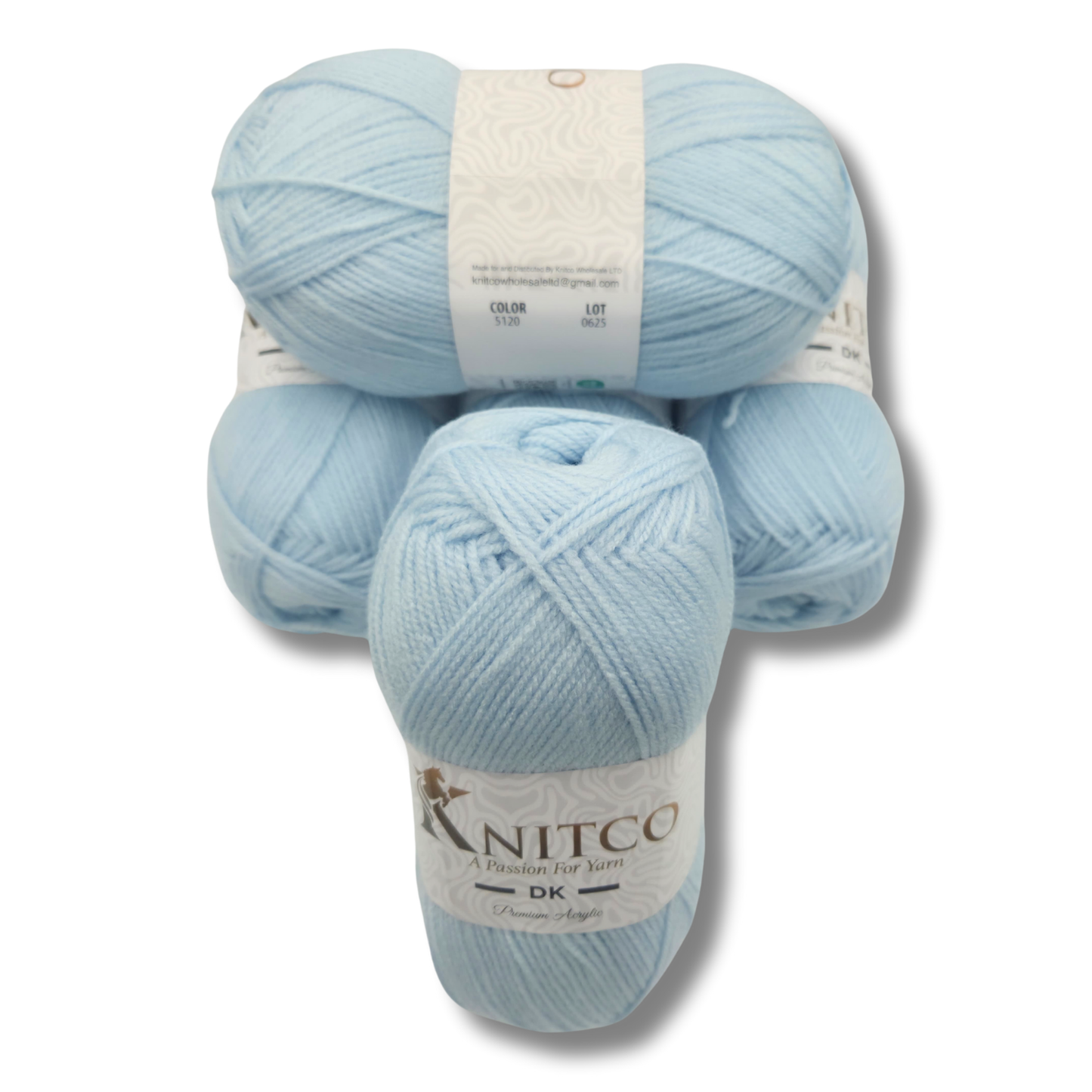 5 Pack - Knitco DK Premium Acrylic 100g / 360m - 58 Colours