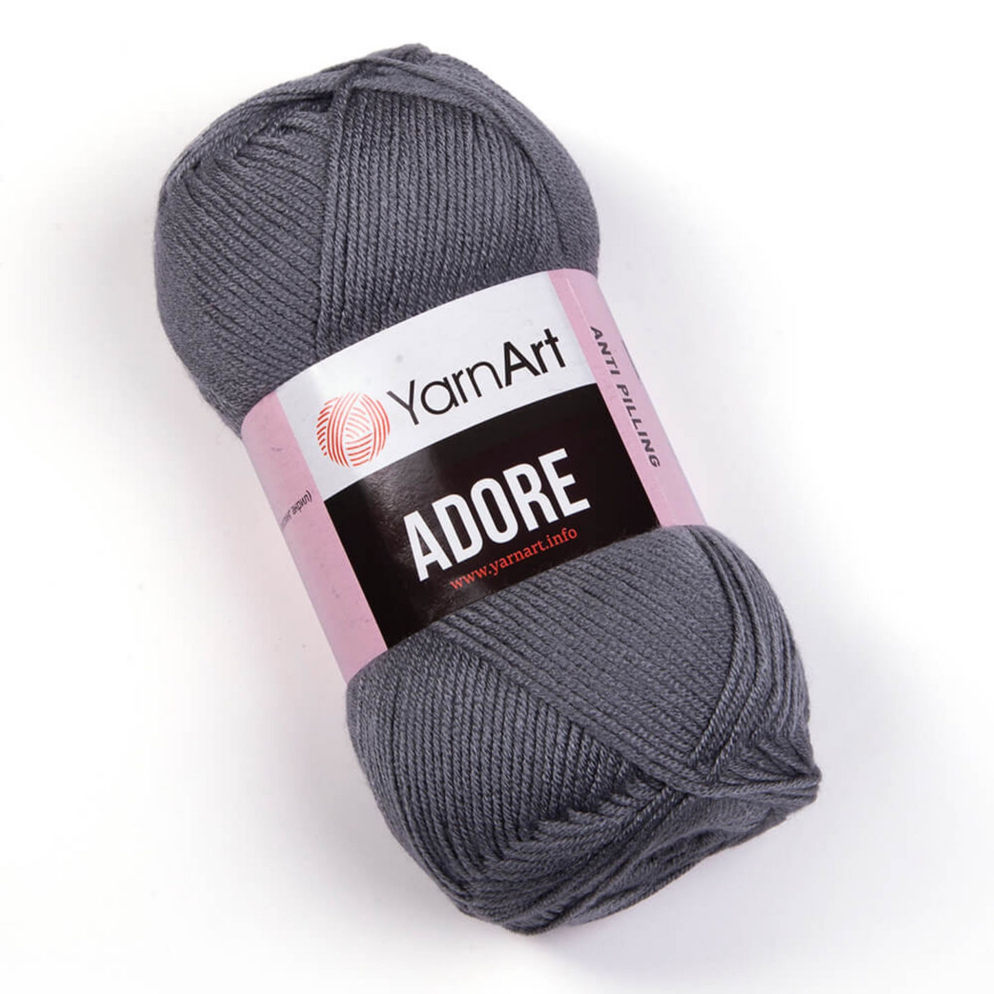 347 YarnArt Adore Yarn 100g - Grey