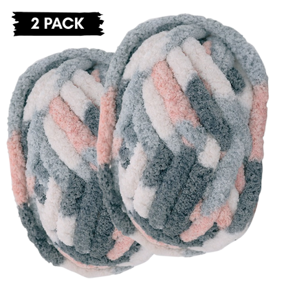 2 Pack Cosy Cloud Blanket Yarn - Super Chunky - ALL COLOURS