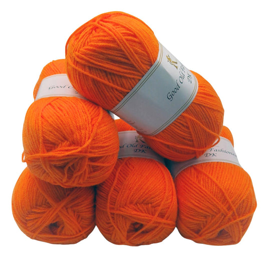5 x Good Old Fashioned DK Yarn - 100g Everyday Value Pack - Pumpkin 12