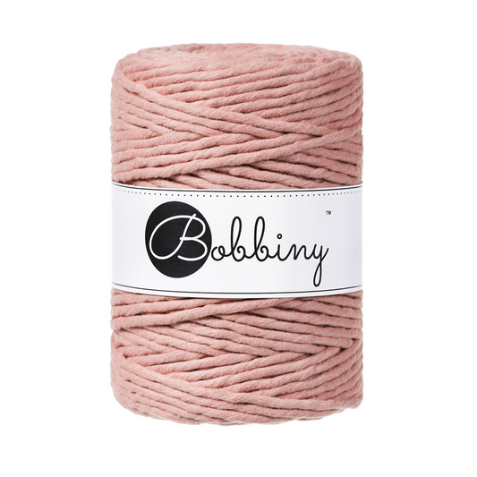 Bobbiny 5mm Macrame Cord 100m - Blush