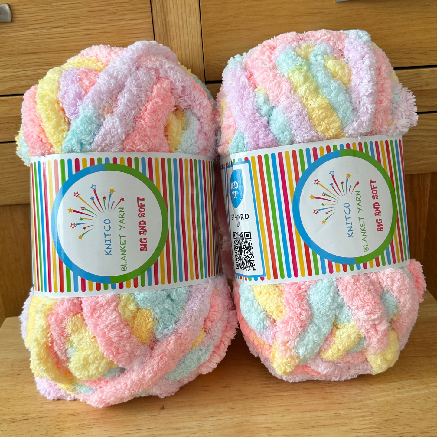 Knitco Blanket Yarn – Big & Soft | 250g Super Chunky -2 Packs - ALL COLOURS