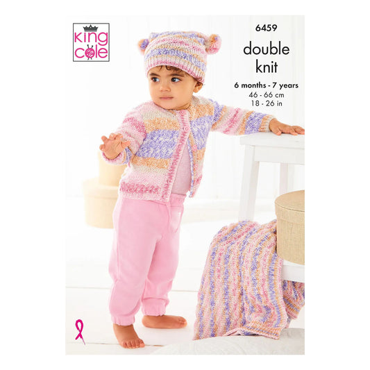 Jacket, Hat and Blanket knitted in Fjord Baby DK