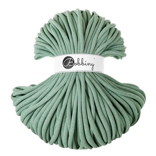 Bobbiny Jumbo 9mm Braided Cotton Cord - Aloe - 100m