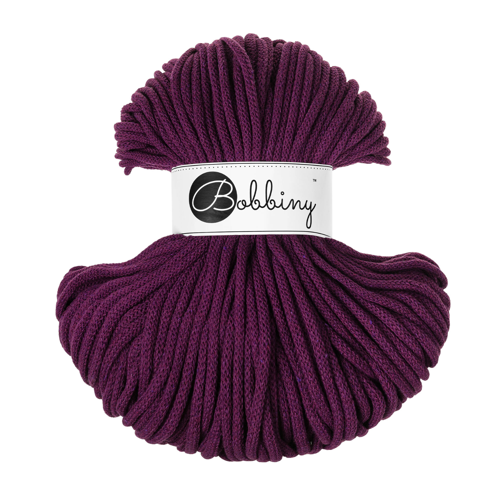 Bobbiny 5mm Braided Cotton Cord 100m ALL COLOURS