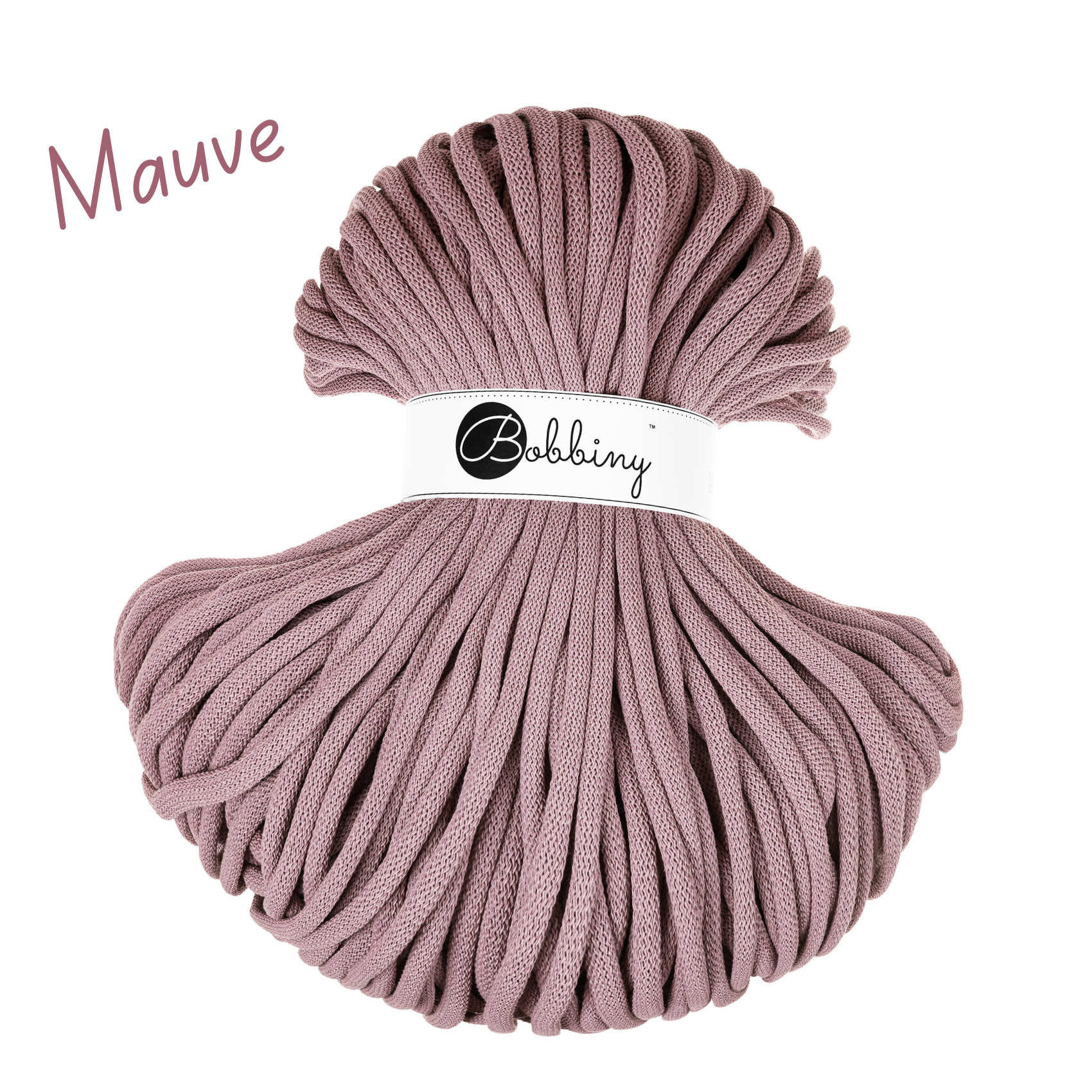 Bobbiny 9mm Jumbo Braided Cotton Cord 100m ALL COLOURS
