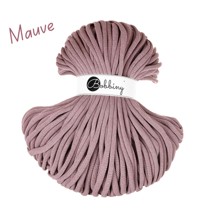 Bobbiny 9mm Jumbo Braided Cotton Cord 100m ALL COLOURS