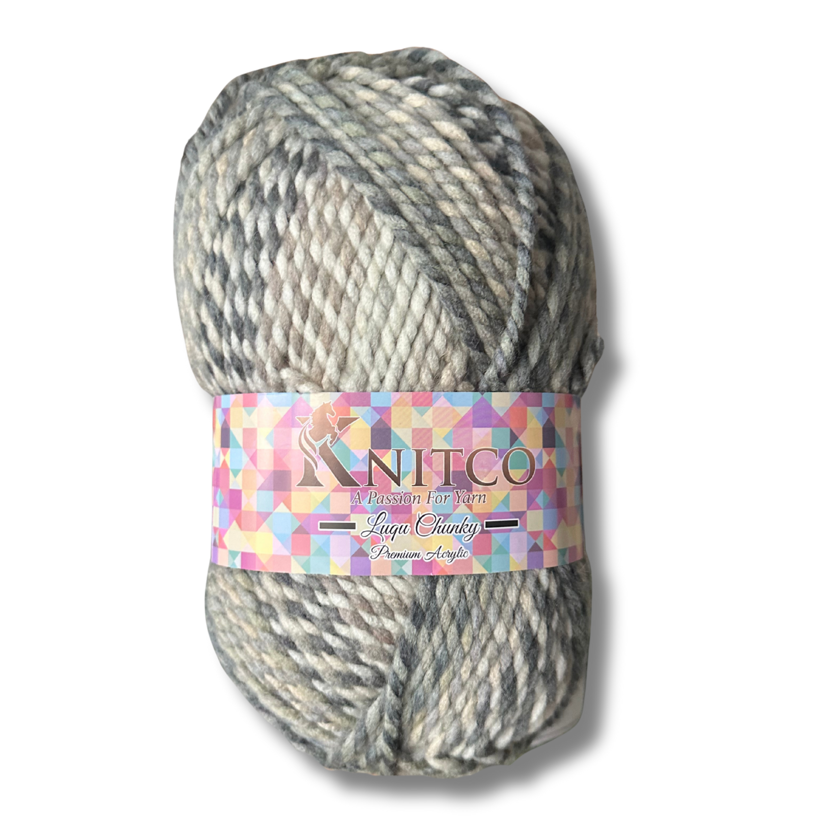 Luqu Super Chunky – 300g Super Chunky Variegated Yarn (195m) 20% Wool