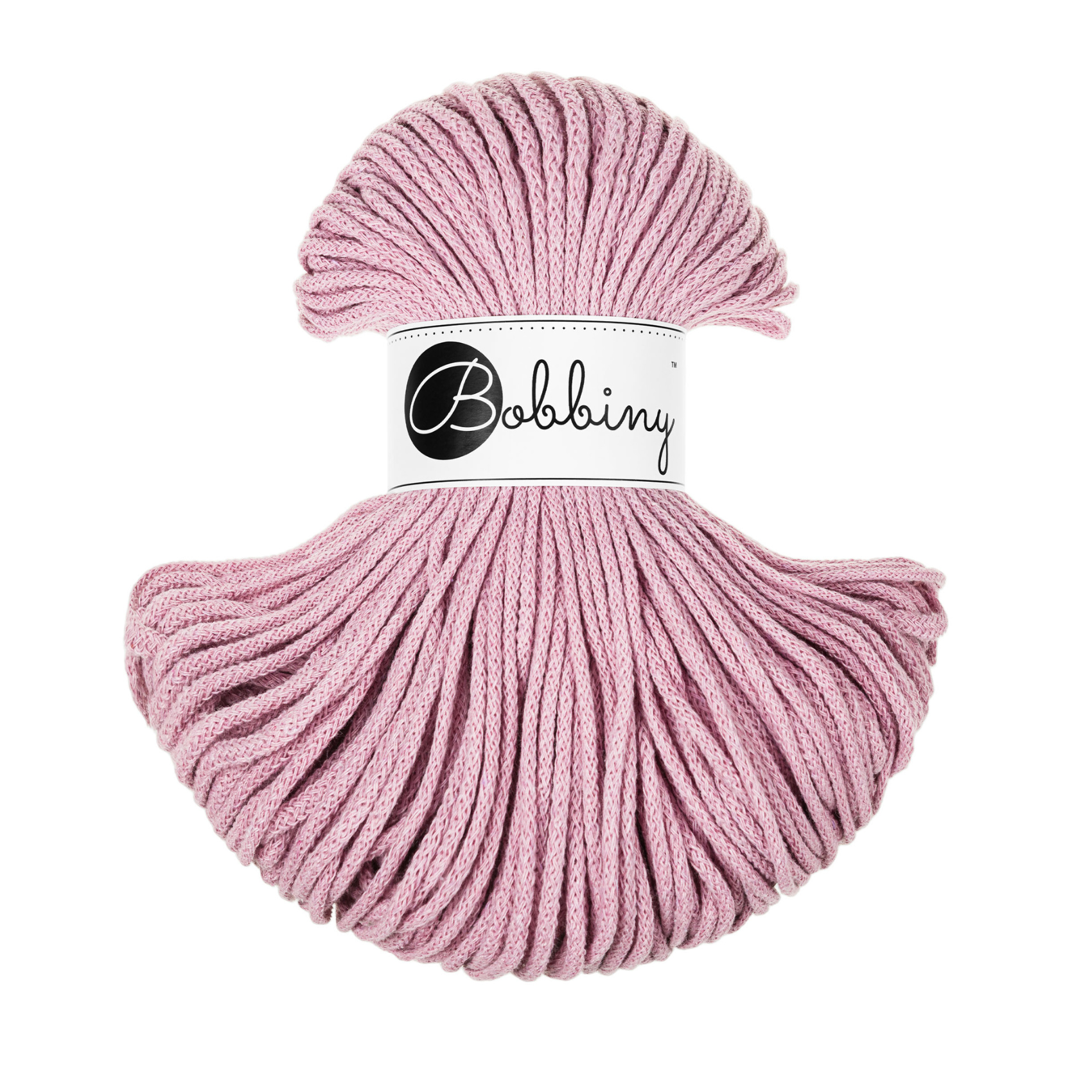Bobbiny 3mm Braided Cotton Cord 100m ALL COLOURS