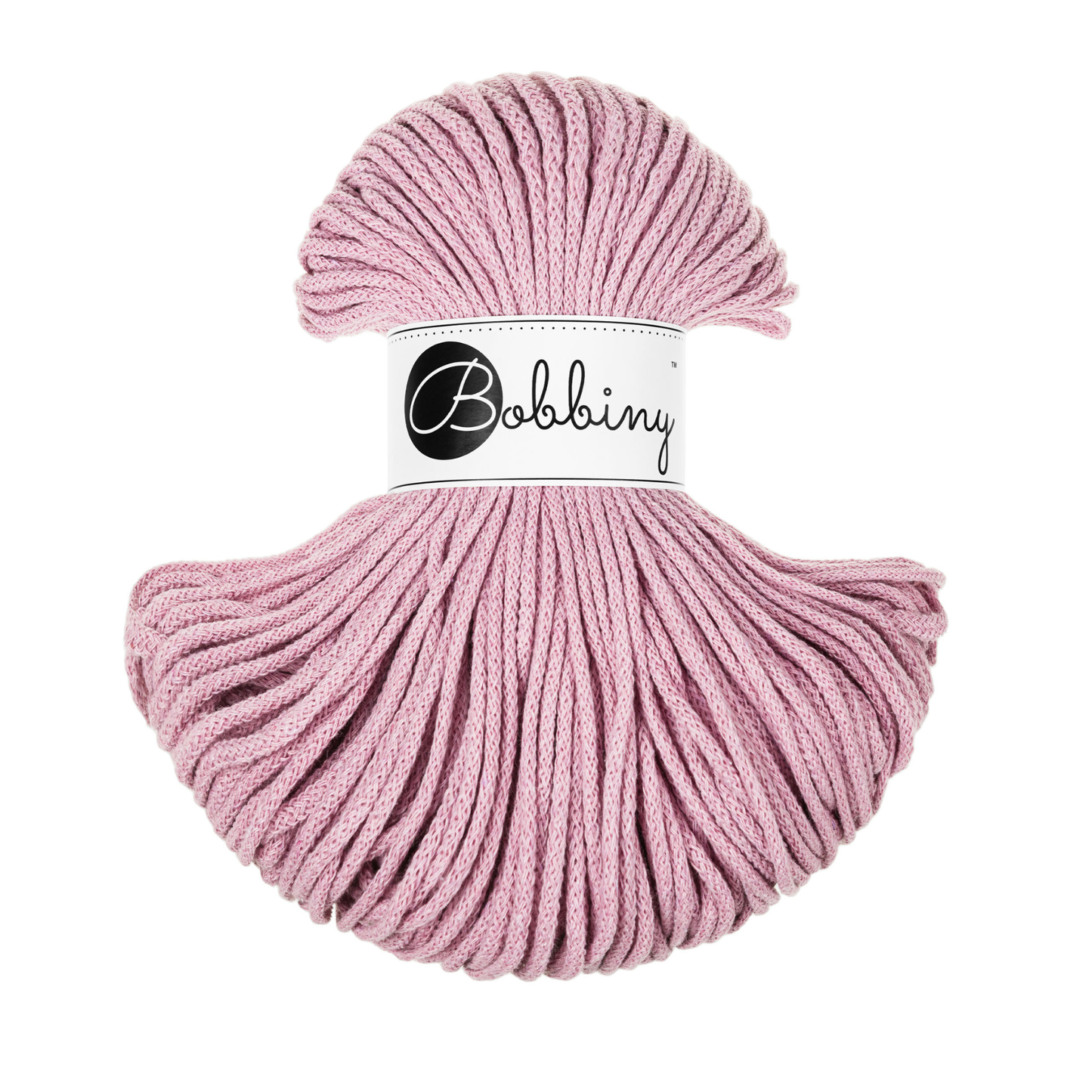 Bobbiny 3mm Braided Cotton Cord 100m ALL COLOURS