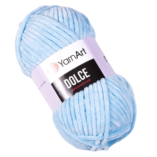 749 YarnArt Dolce Super Chunky Yarn 100g - Baby Blue