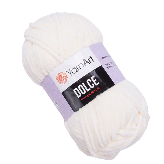 856 YarnArt Dolce Super Chunky Yarn 100g - Cream